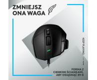 LOGITECH G502 X Czarna - 1066490 - zdjęcie 12